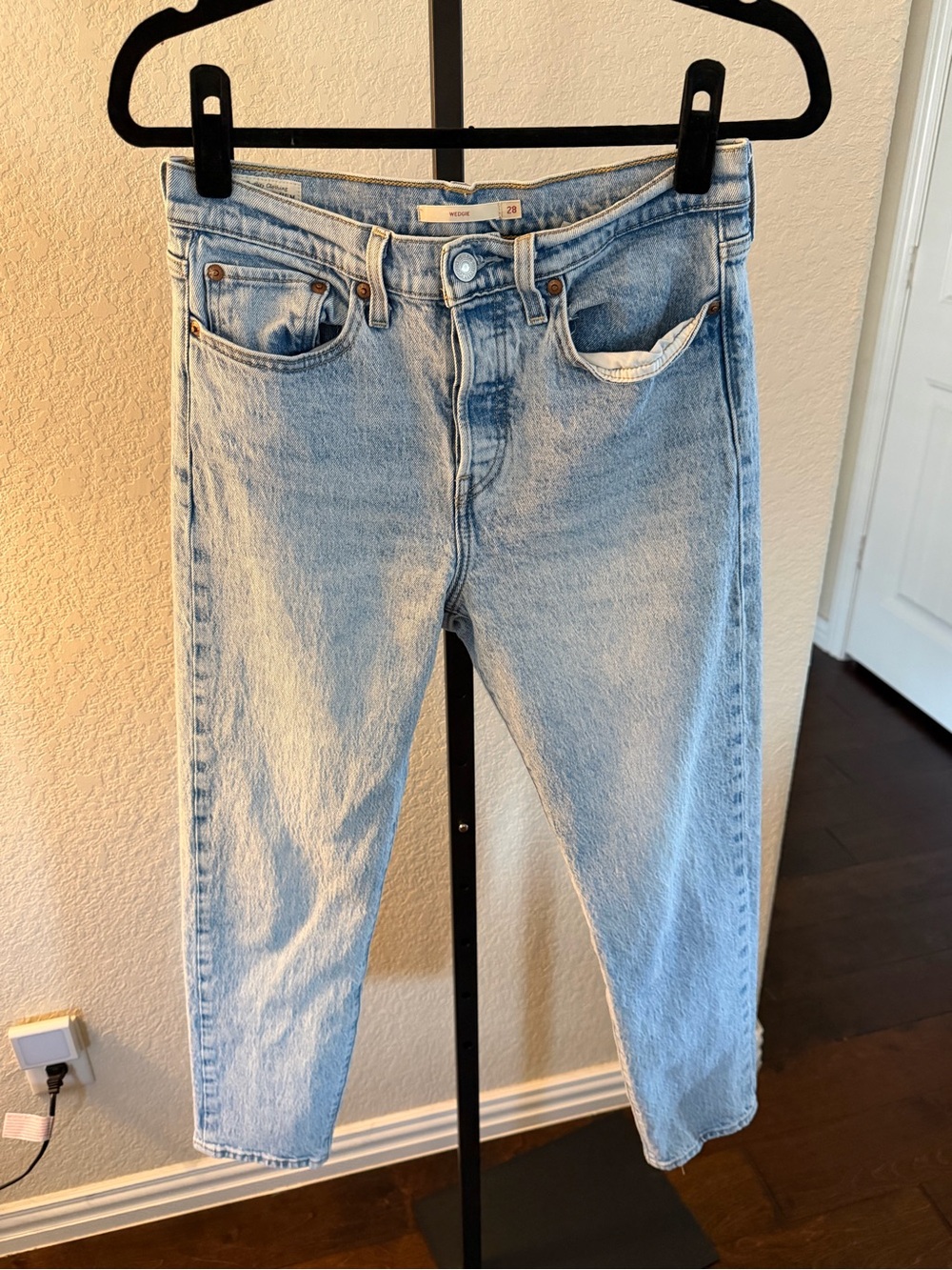 Levi's Light Wash Wedgie Jeans